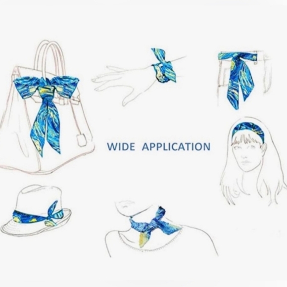 4 Twillies, Random or Color Theme of Your Choice! Twilly Bundle - Picture 4 of 9